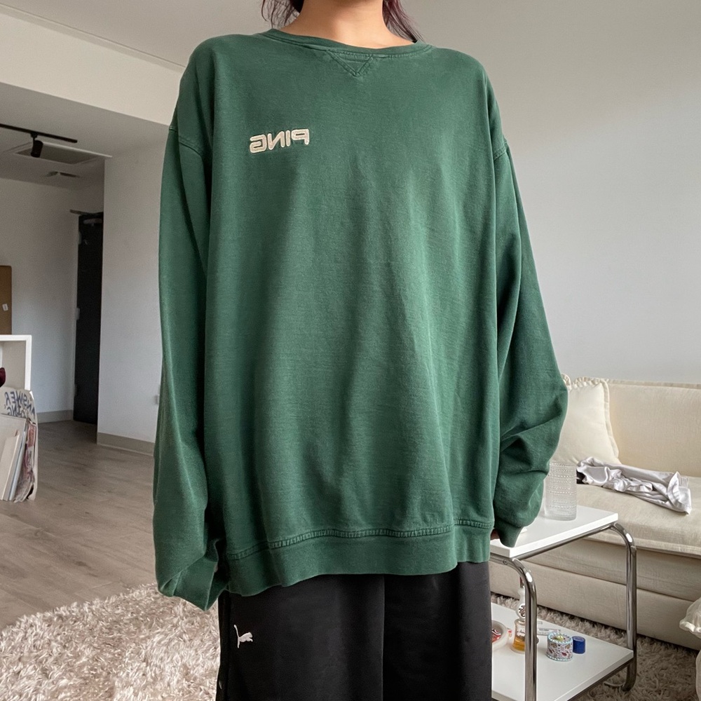 Ping Green Crewneck Sweater